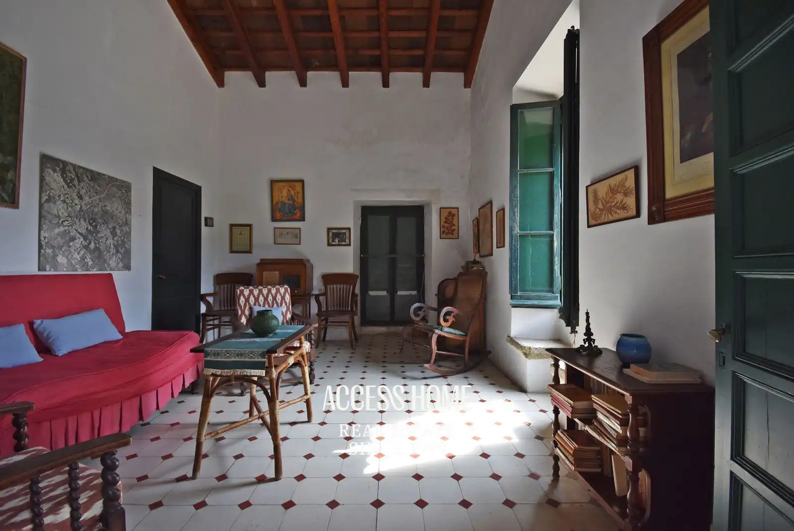 Wohnzimmer von Country house zum Verkauf in Argentona mit Heizung