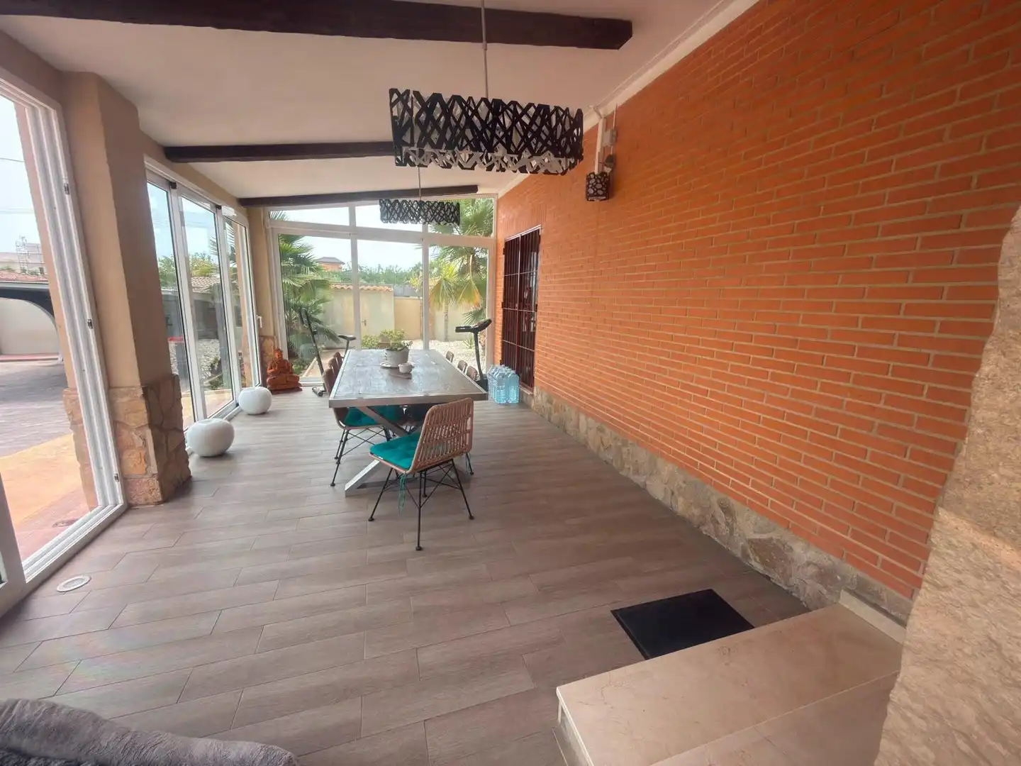 Terrassa de Casa o xalet en venda en Alicante / Alacant amb Aire condicionat, Calefacció i Jardí privat