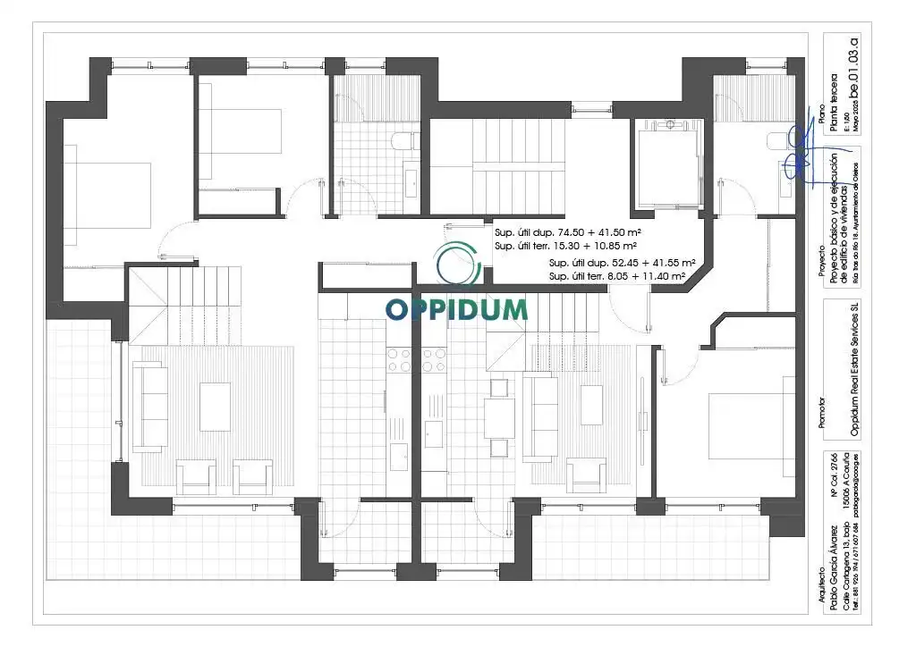 Residencial en venda en Oleiros