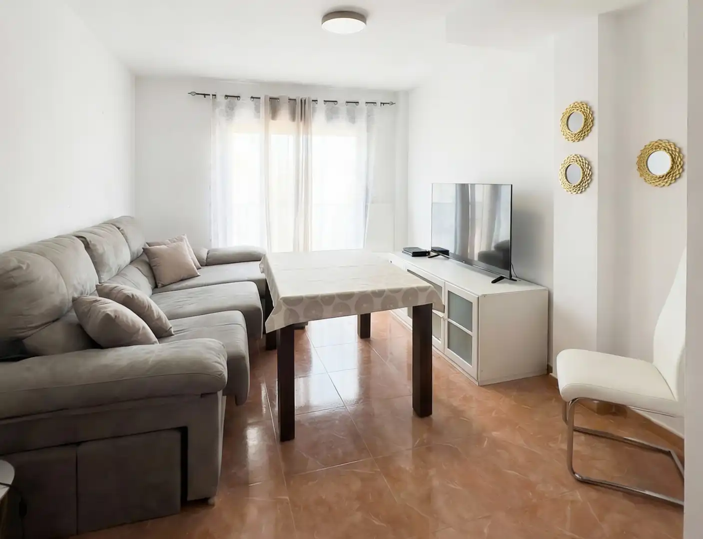Sala de estar de Piso en venta en Huelva con Aire acondicionado y Calefacción