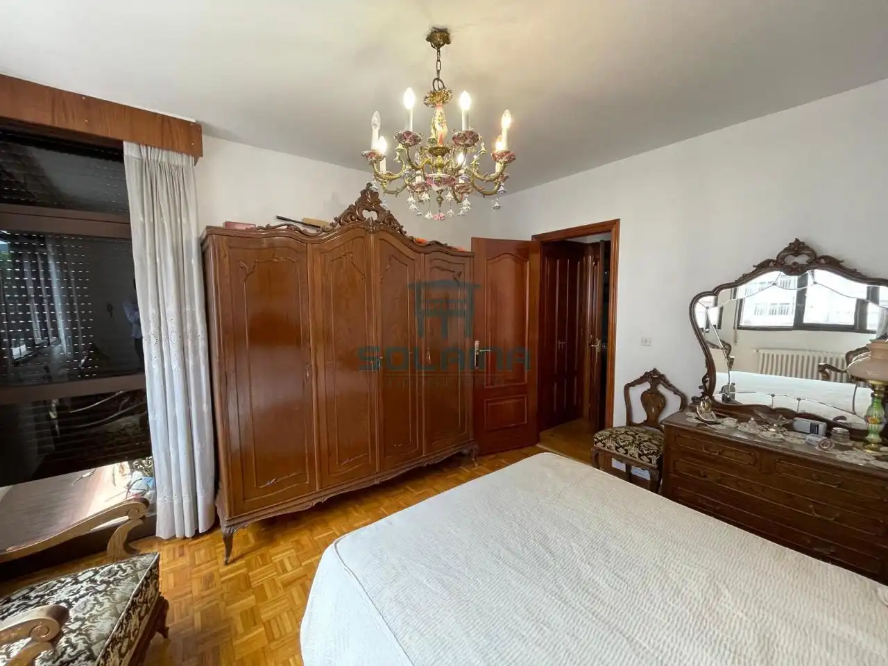 Schlafzimmer von Wohnung zum Verkauf in Ourense Capital  mit Heizung, Parkett und Abstellraum
