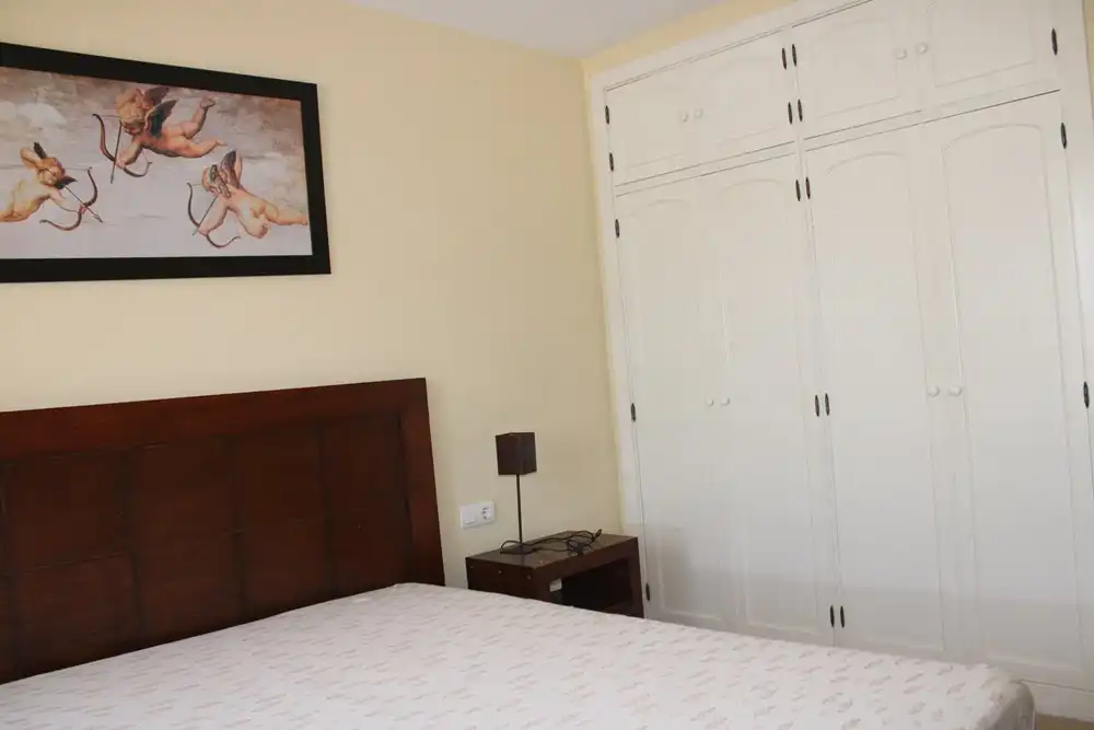 Bedroom of Flat for rent in Málaga  with Air Conditioner, Heating and Furnished