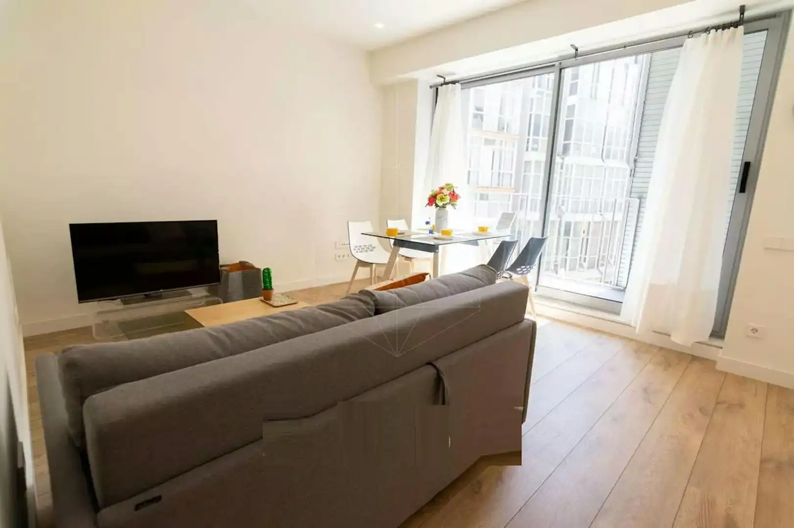 Living room of Flat for rent in Barcelona  with Air Conditioner, Furnished and Washing machine