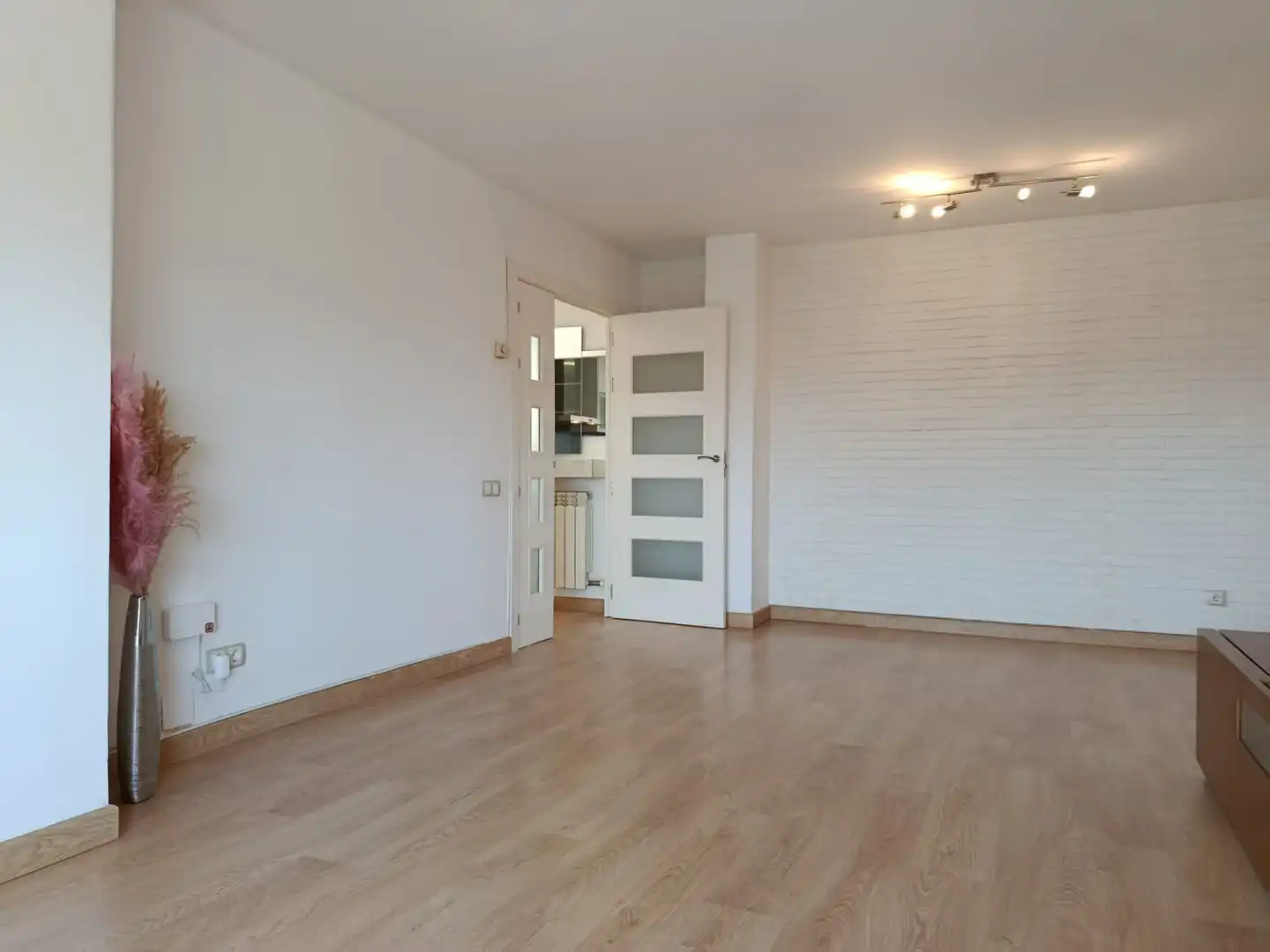 Sala de estar de Piso en venta en Badalona con Aire acondicionado, Calefacción y Parquet
