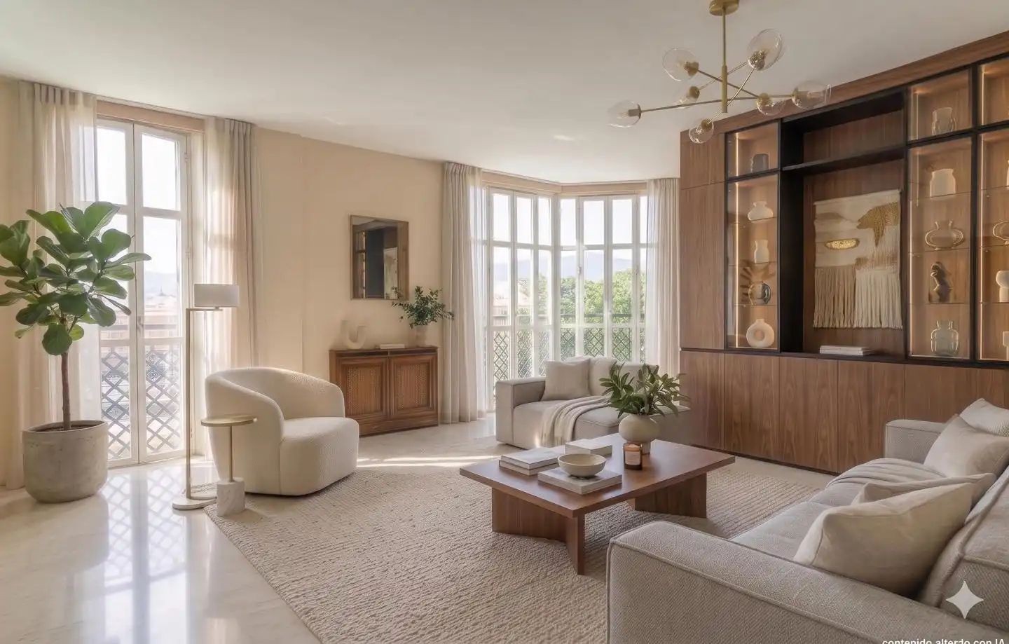 Sala de estar de Piso en venta en Málaga Capital con Calefacción