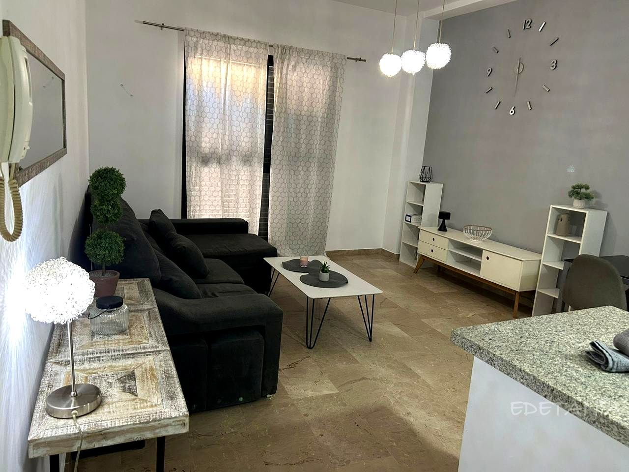 Living room of Planta baja to rent in Alfara del Patriarca  with Air Conditioner and Furnished