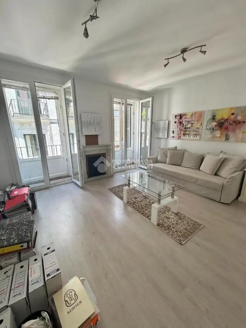 Sala de estar de Piso de alquiler en Madrid