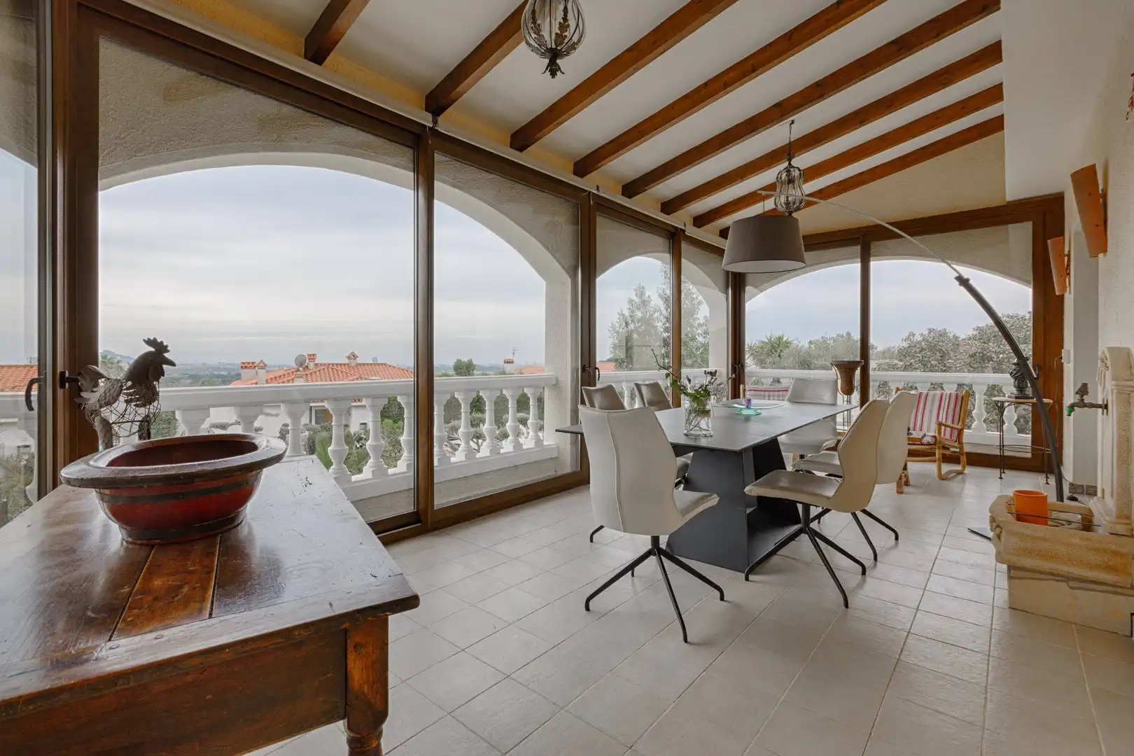 Terrace of Houses for sale in Roses  with Private garden, Terrace and Swimming Pool