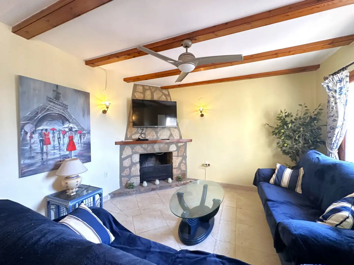 Living room of Houses for sale in Benissa  with Heating, Private garden and Terrace