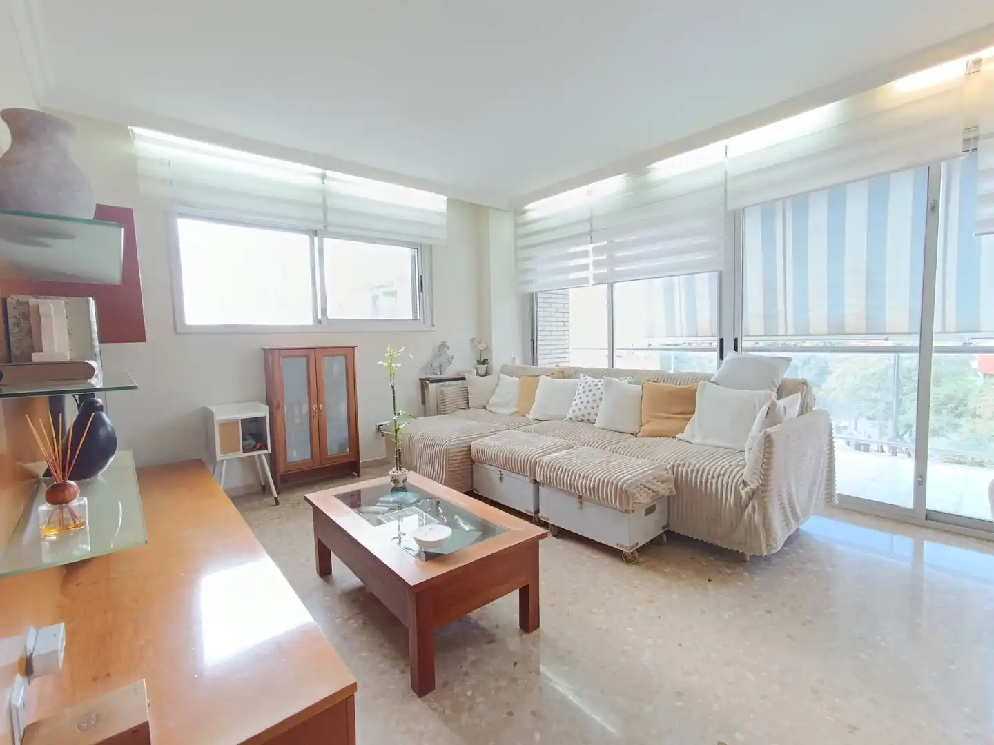 Living room of Attic for sale in Badalona  with Air Conditioner, Heating and Private garden