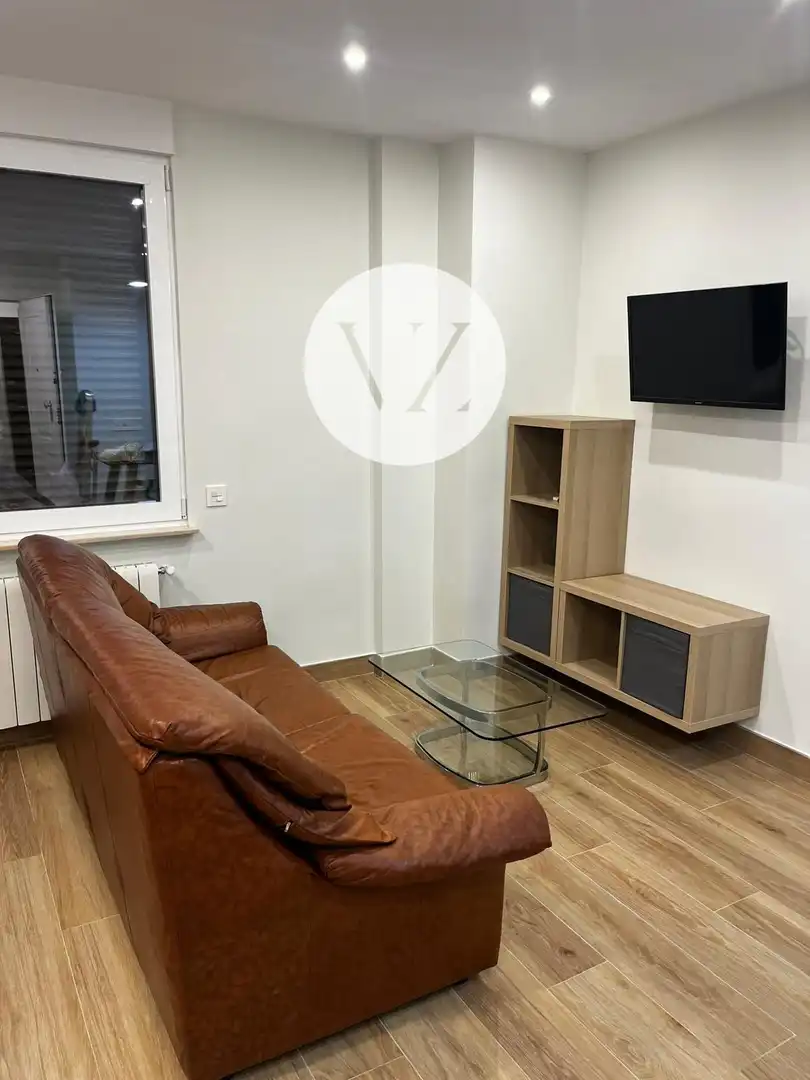 Living room of Flat for sale in Salamanca  with Heating, Terrace and Furnished