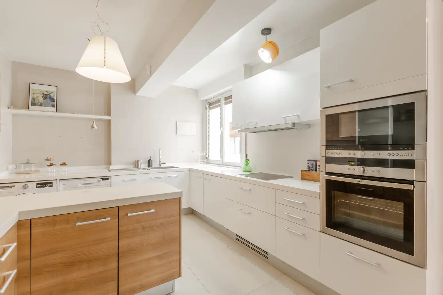 Cocina de Piso de alquiler en  Pamplona / Iruña con Aire acondicionado, Calefacción y Terraza