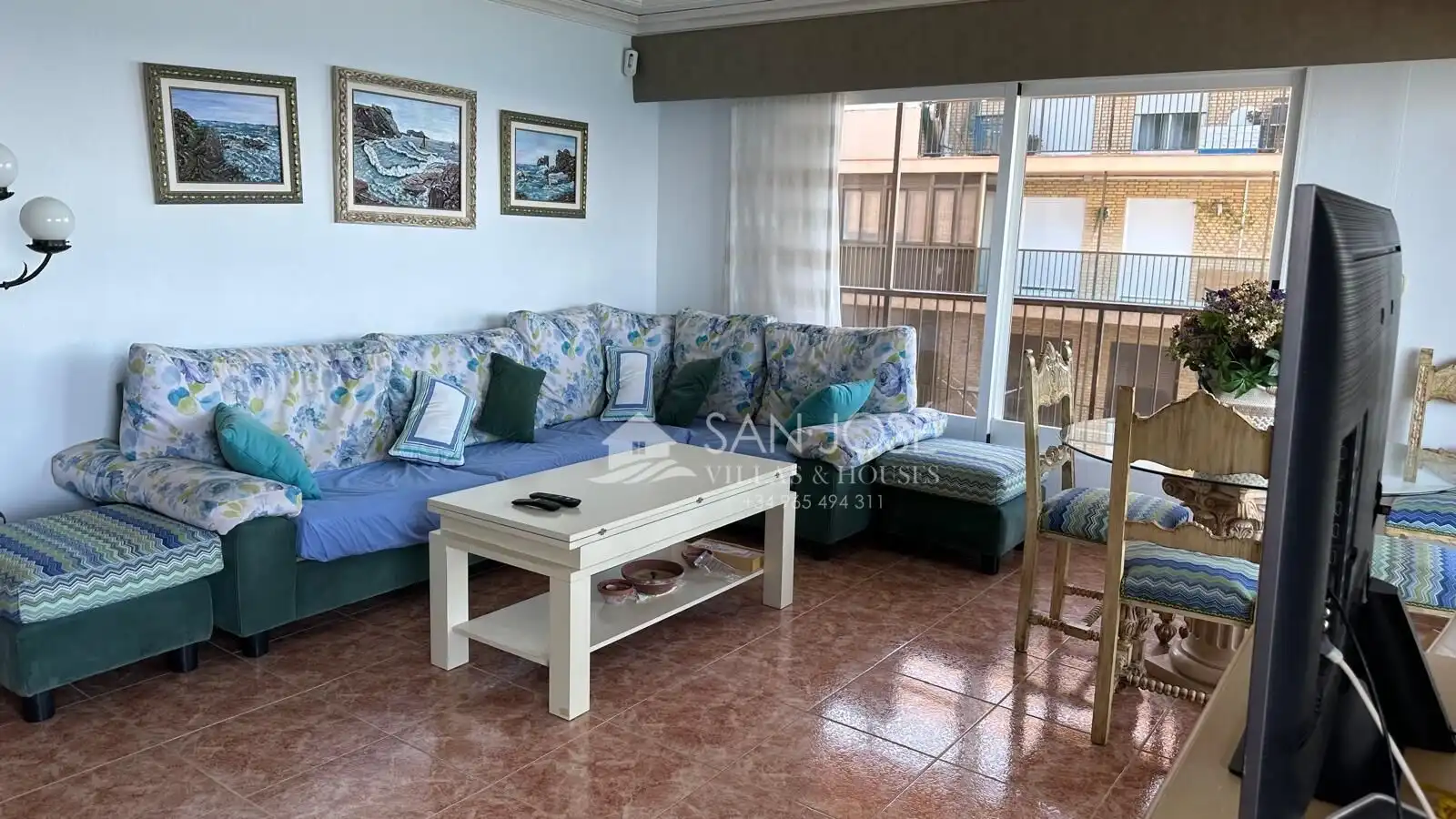 Sala de estar de Piso en venta en Elche / Elx con Calefacción, Terraza y Balcón