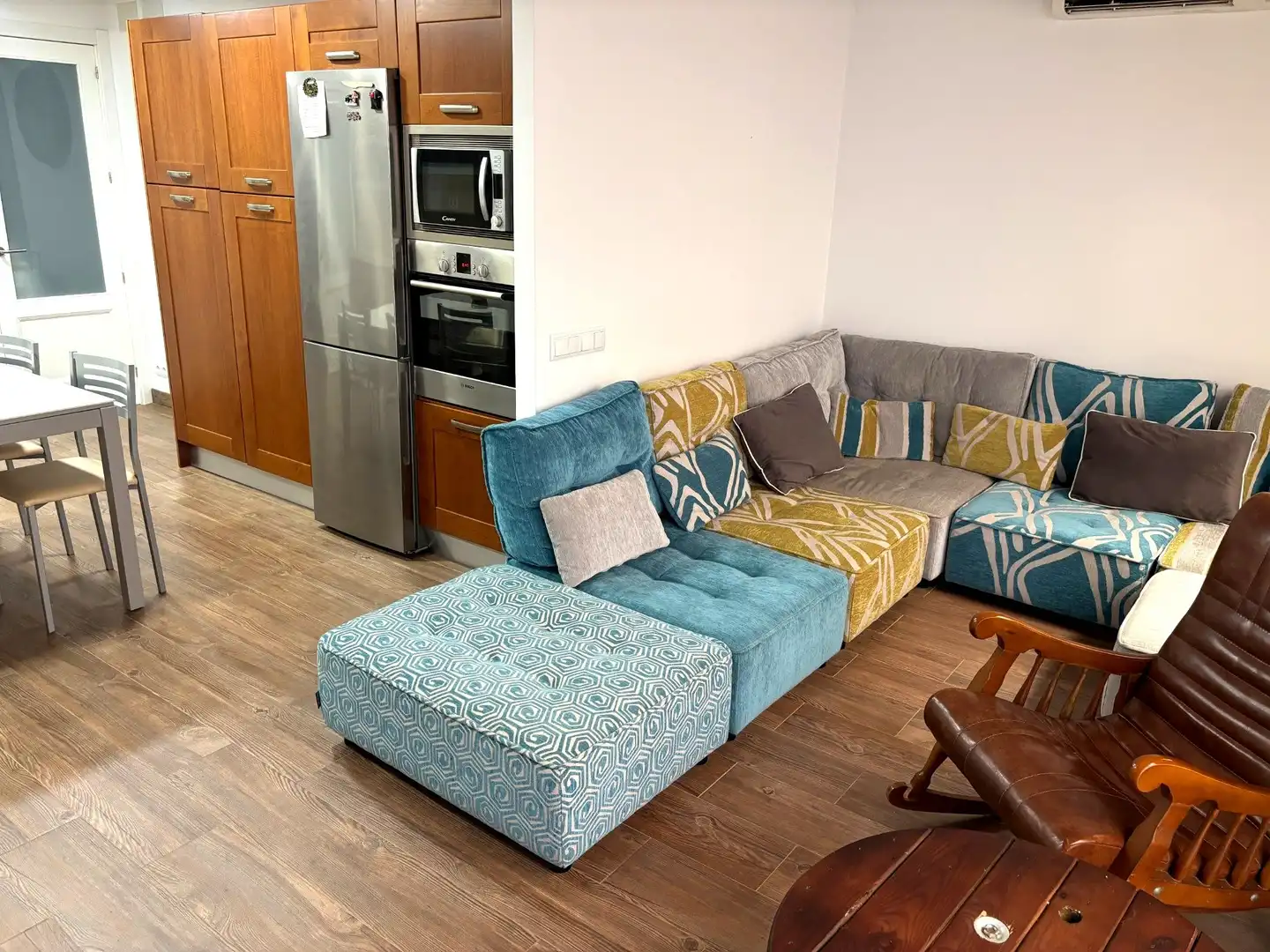 Sala de estar de Casa adosada en venta en Alcanar con Aire acondicionado, Terraza y Amueblado