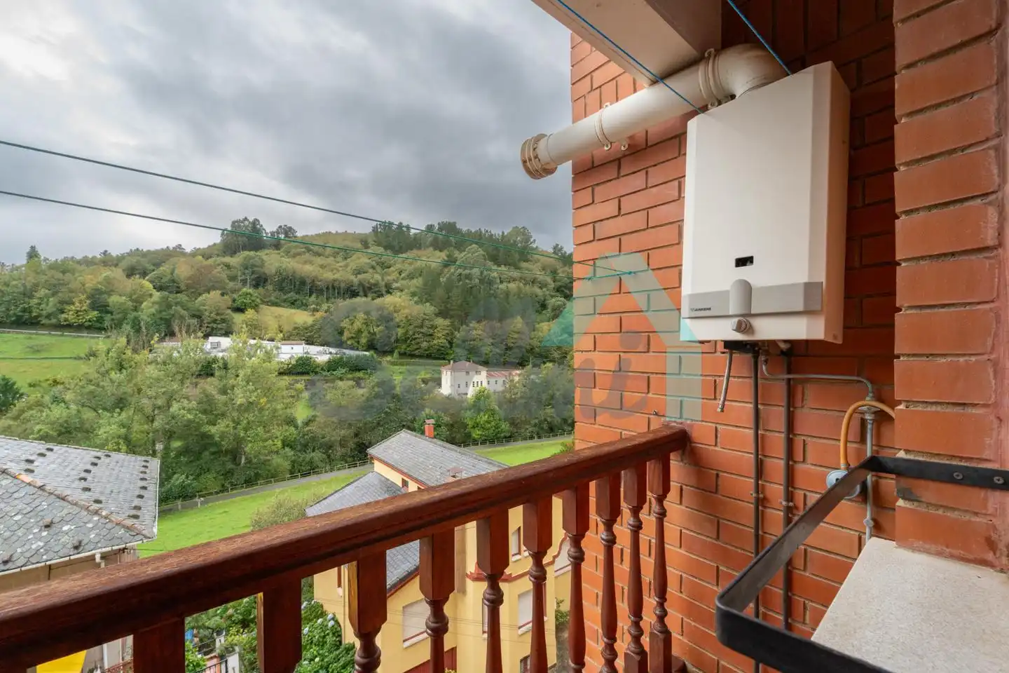 Balcony of Flat for sale in Allande  with Heating, Terrace and Storage room