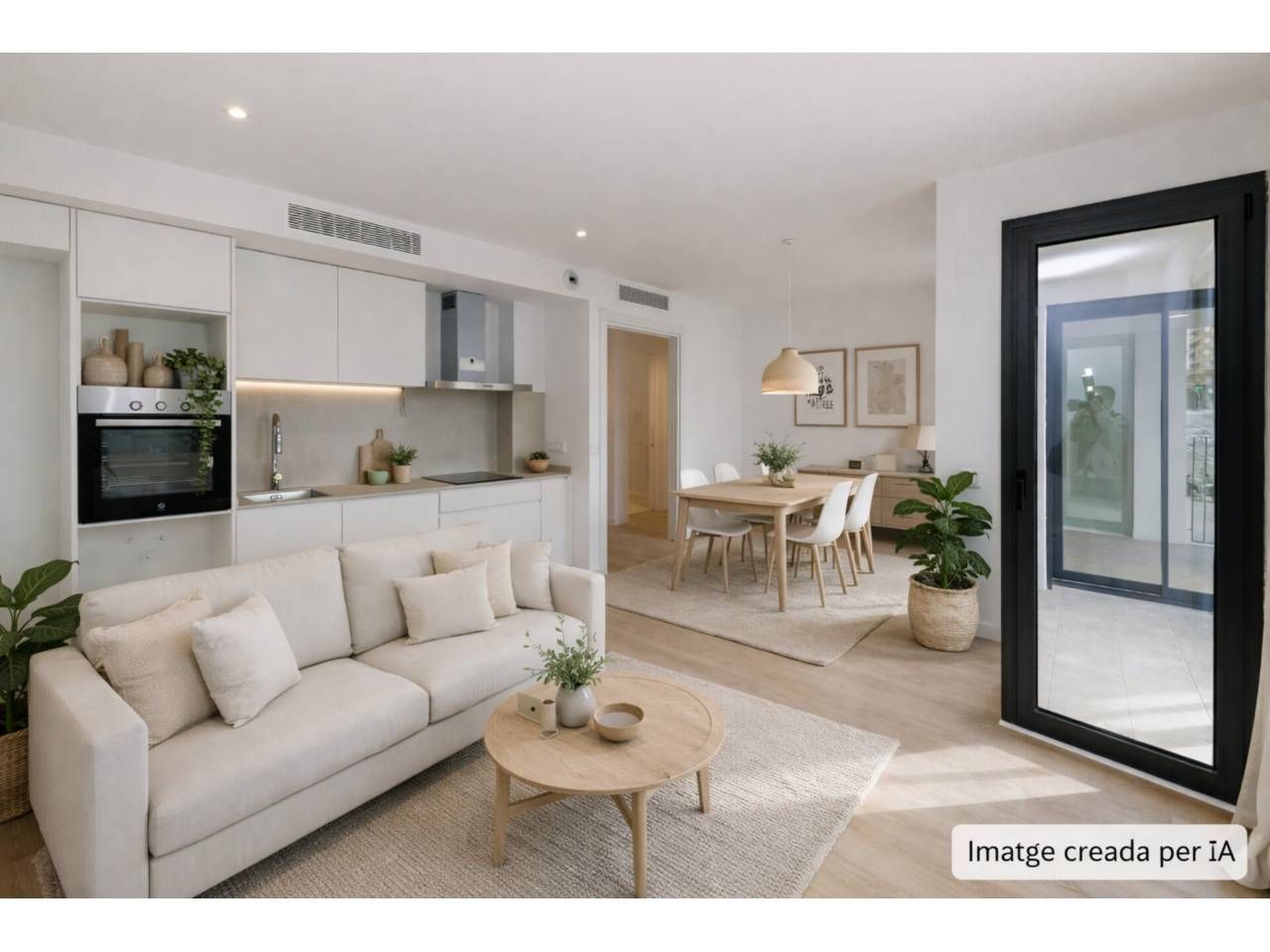 Sala de estar de Piso en venta en Sabadell con Aire acondicionado, Calefacción y Parquet