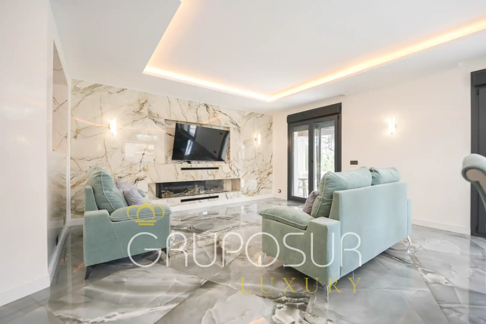 Sala de estar de Casa o chalet en venta en Valladolid con Aire acondicionado, Calefacción y Jardín privado