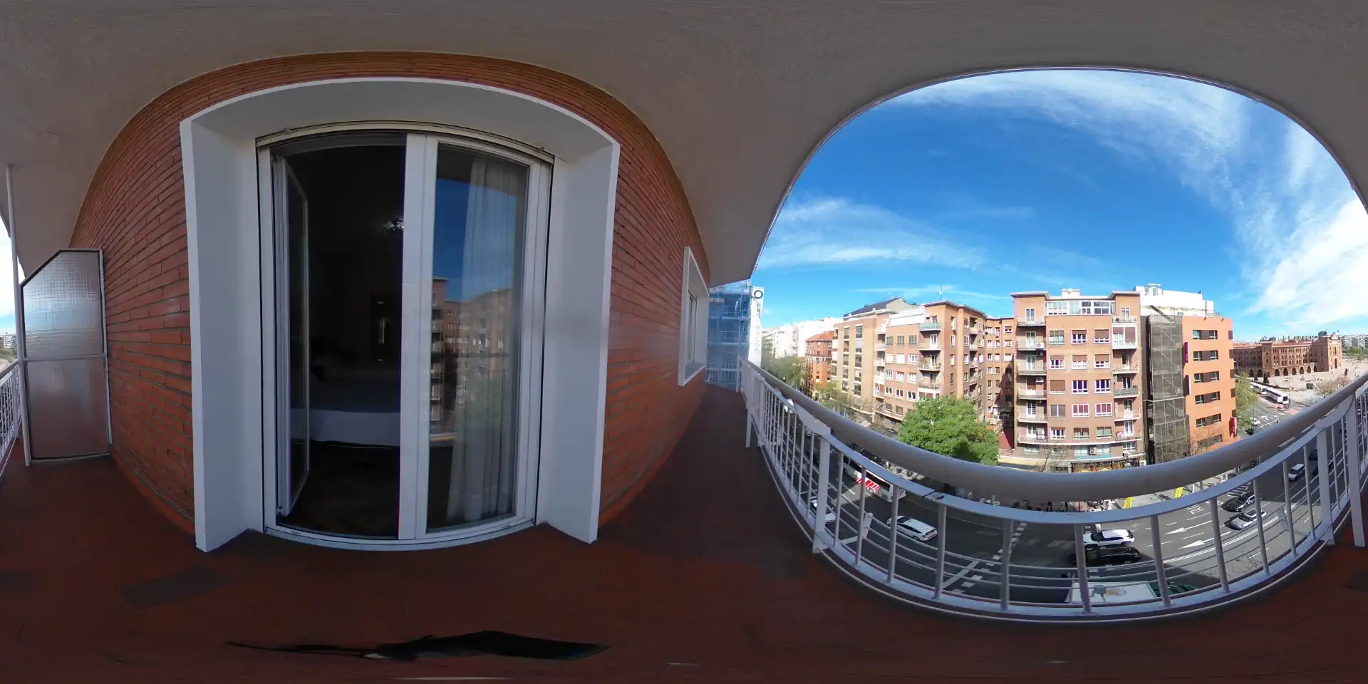 Balcony of Flat for rent in Madrid  with Air Conditioner, Heating and Furnished
