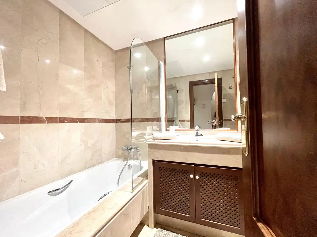 Bathroom of Flat for sale in Marbella  with Air Conditioner, Terrace and Storage room