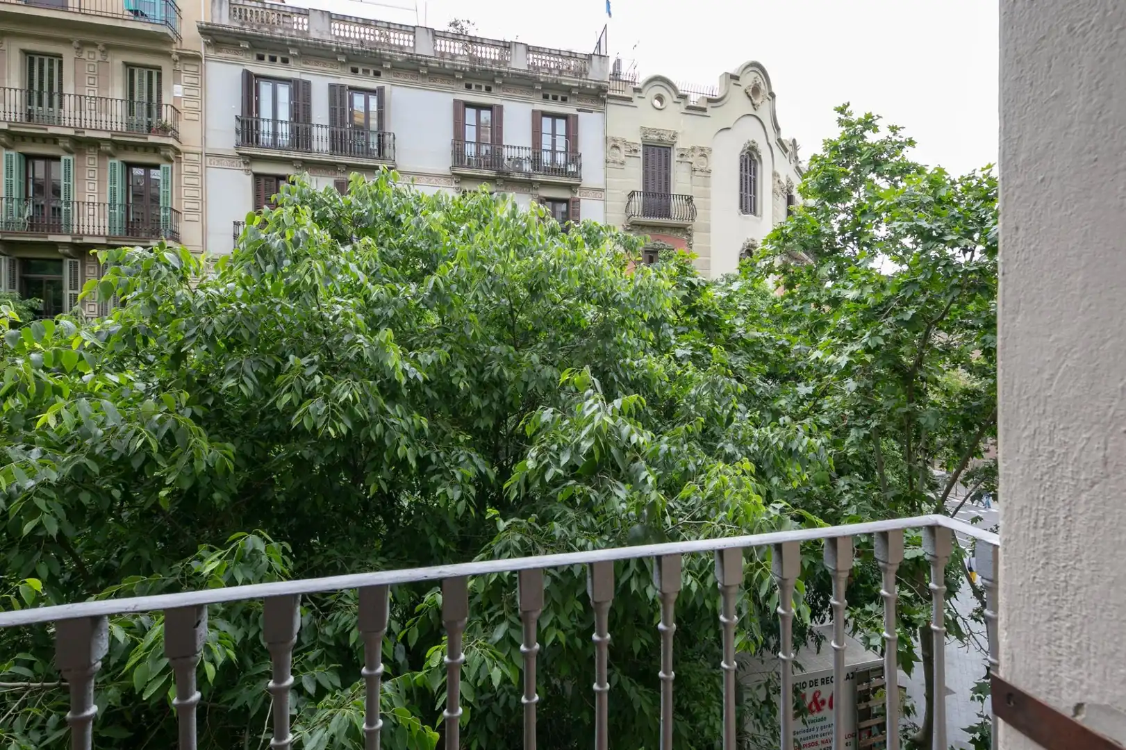 Jardín de Piso de alquiler en Barcelona con Calefacción, Parquet y Amueblado