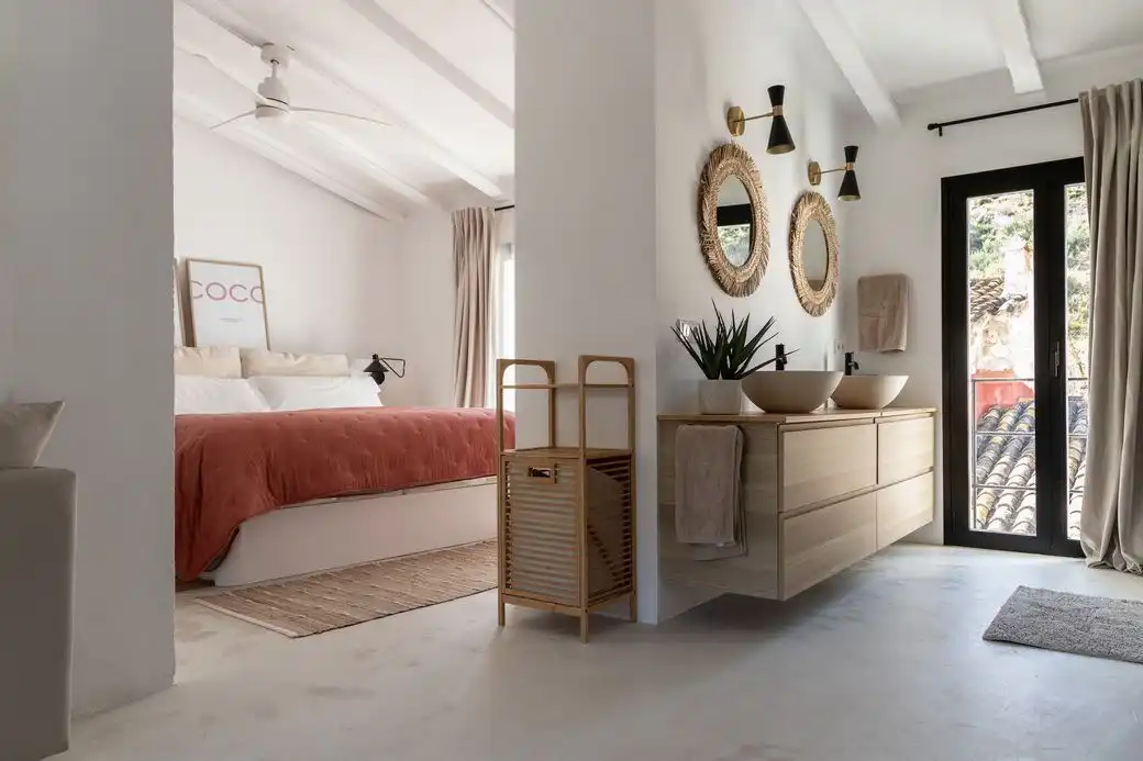 Bedroom of Houses for sale in Bolulla  with Air Conditioner, Heating and Private garden