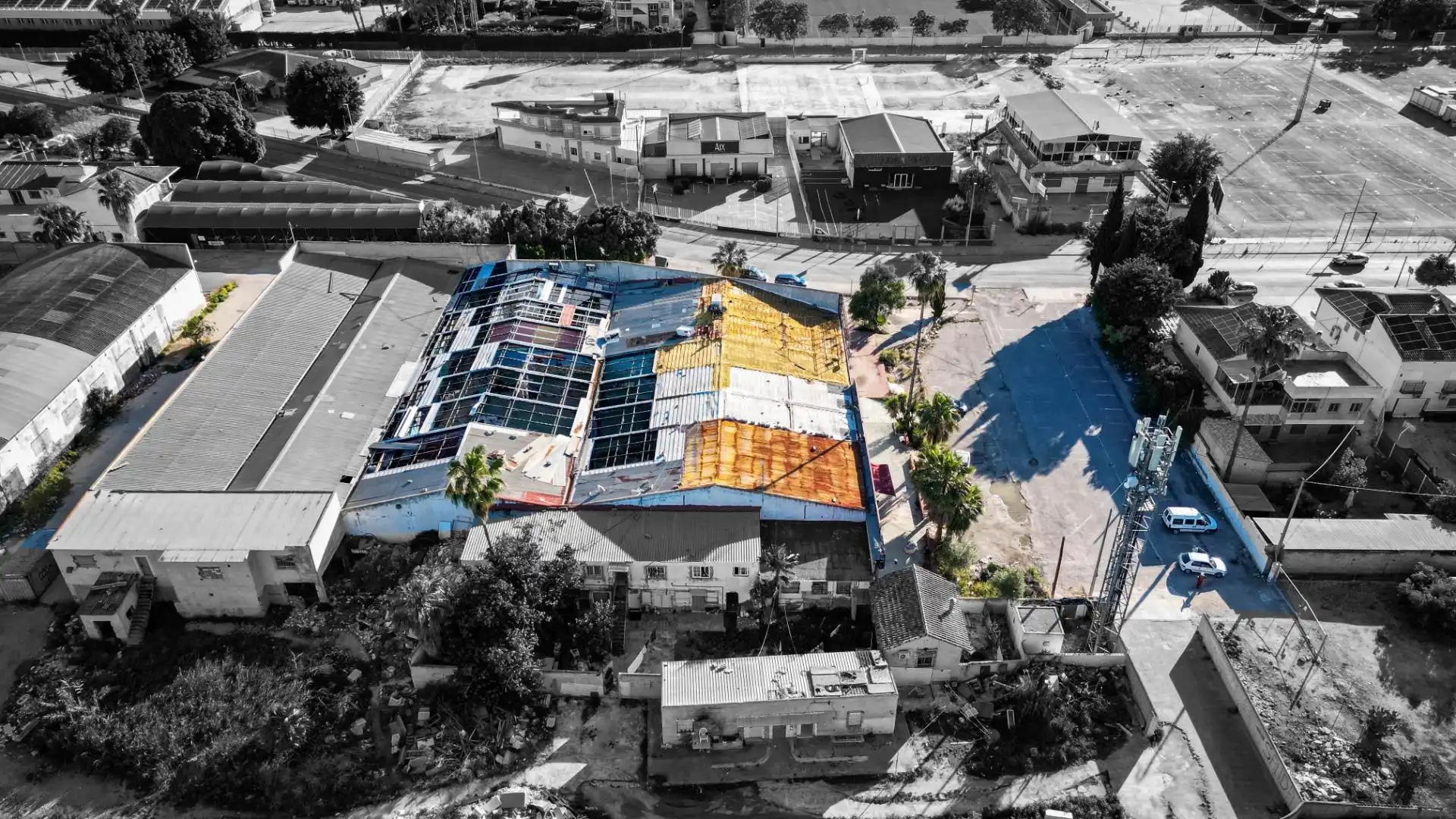 Außenansicht von Fabrikhallen zum Verkauf in Murcia