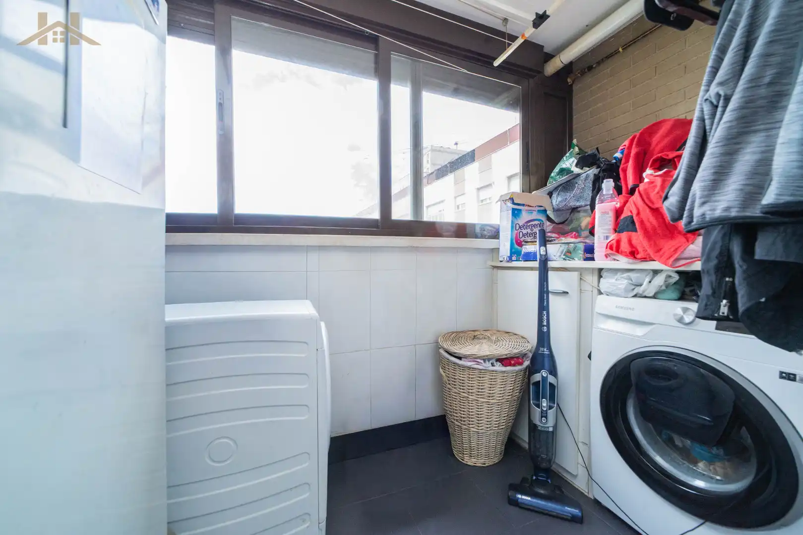 Balcony of Flat for sale in Móstoles  with Air Conditioner, Heating and Storage room