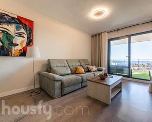 Living room of Flat to rent in Torremolinos  with Air Conditioner, Parquet flooring and Terrace