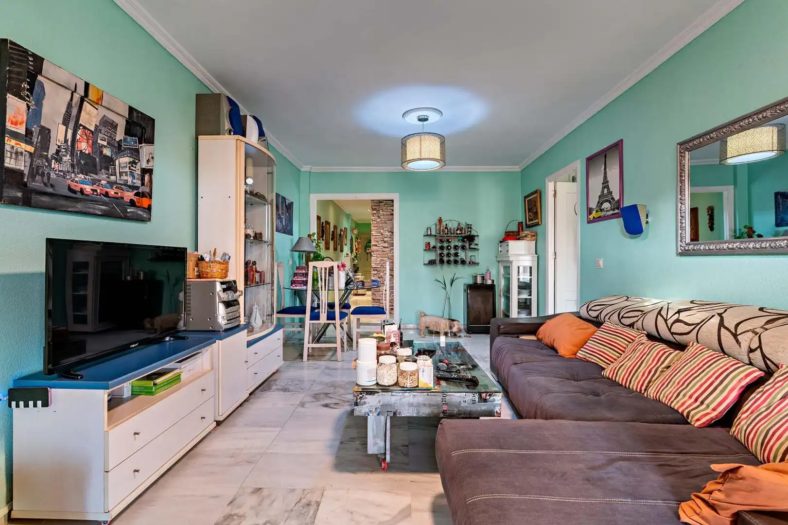 Sala de estar de Ático en venta en El Ejido con Terraza