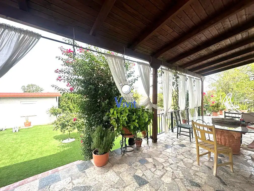 Terraza de Casa o chalet en venta en Alcalá de Guadaira con Aire acondicionado, Jardín privado y Piscina