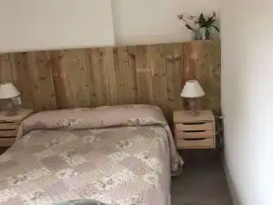 Schlafzimmer von Haus oder Chalet zur Miete in Castell d'Aro, Platja d'Aro i s'Agaró mit Terrasse, Mikrowelle und Gemeinschaftspool