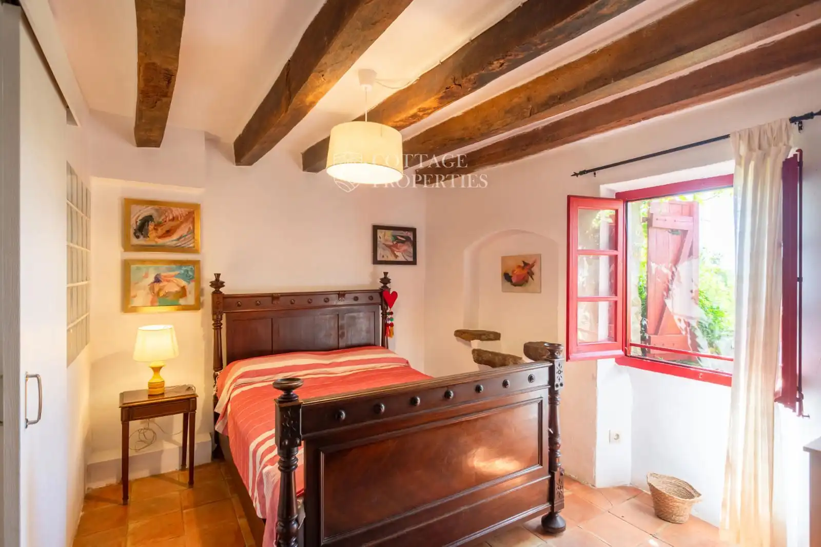 Habitación de Finca rústica en venta en Maià de Montcal con Calefacción y Piscina