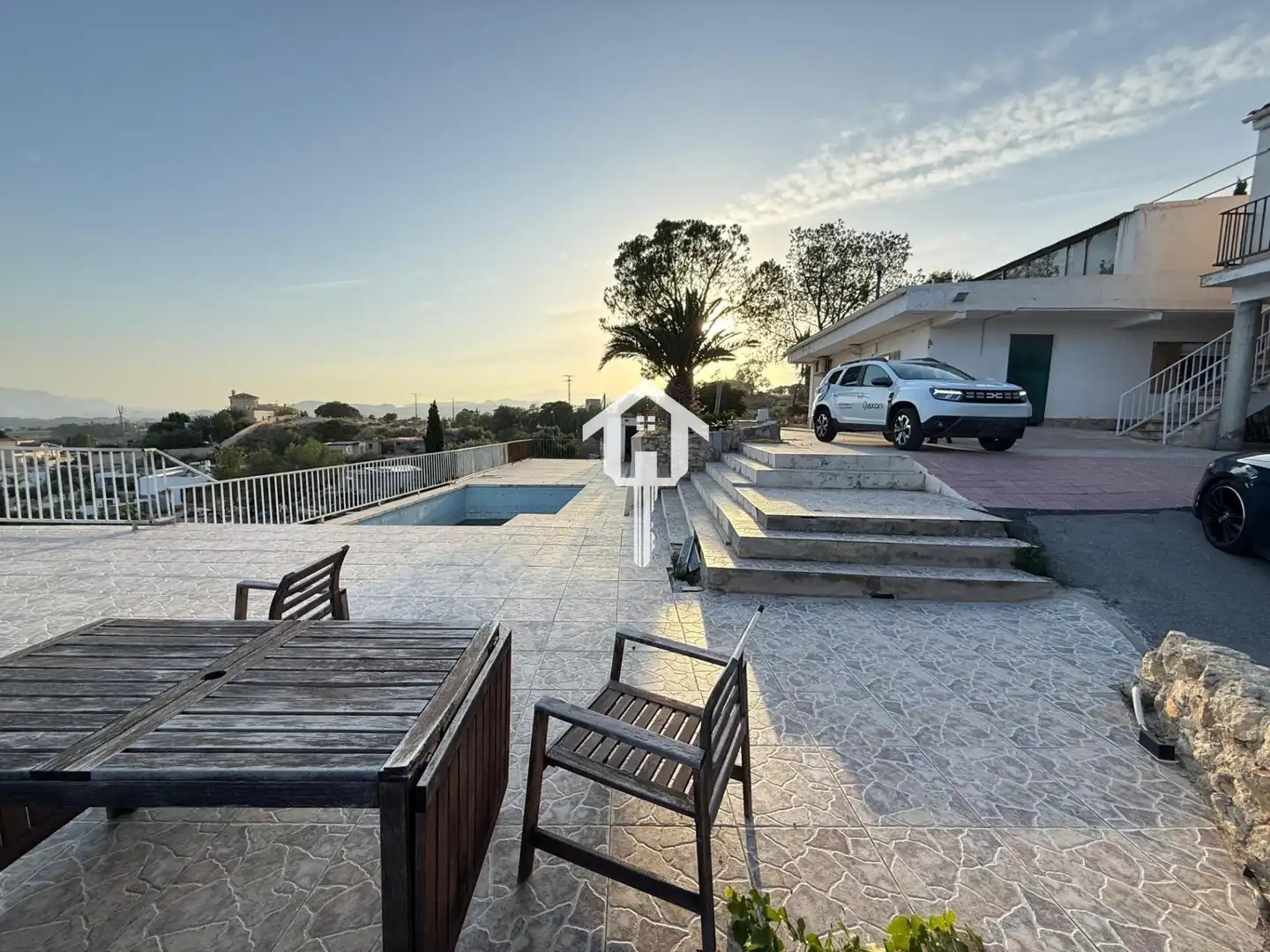 Exterior view of Houses for sale in San Vicente del Raspeig / Sant Vicent del Raspeig  with Air Conditioner, Private garden and Terrace