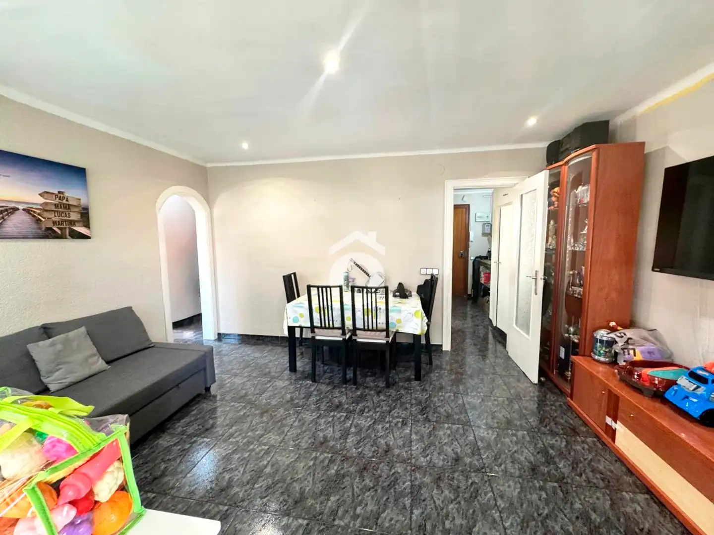 Esszimmer von Wohnung zum Verkauf in Esparreguera mit Klimaanlage, Heizung und Balkon