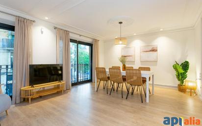 Dining room of Flat for sale in  Barcelona Capital  with Heating and Parquet flooring