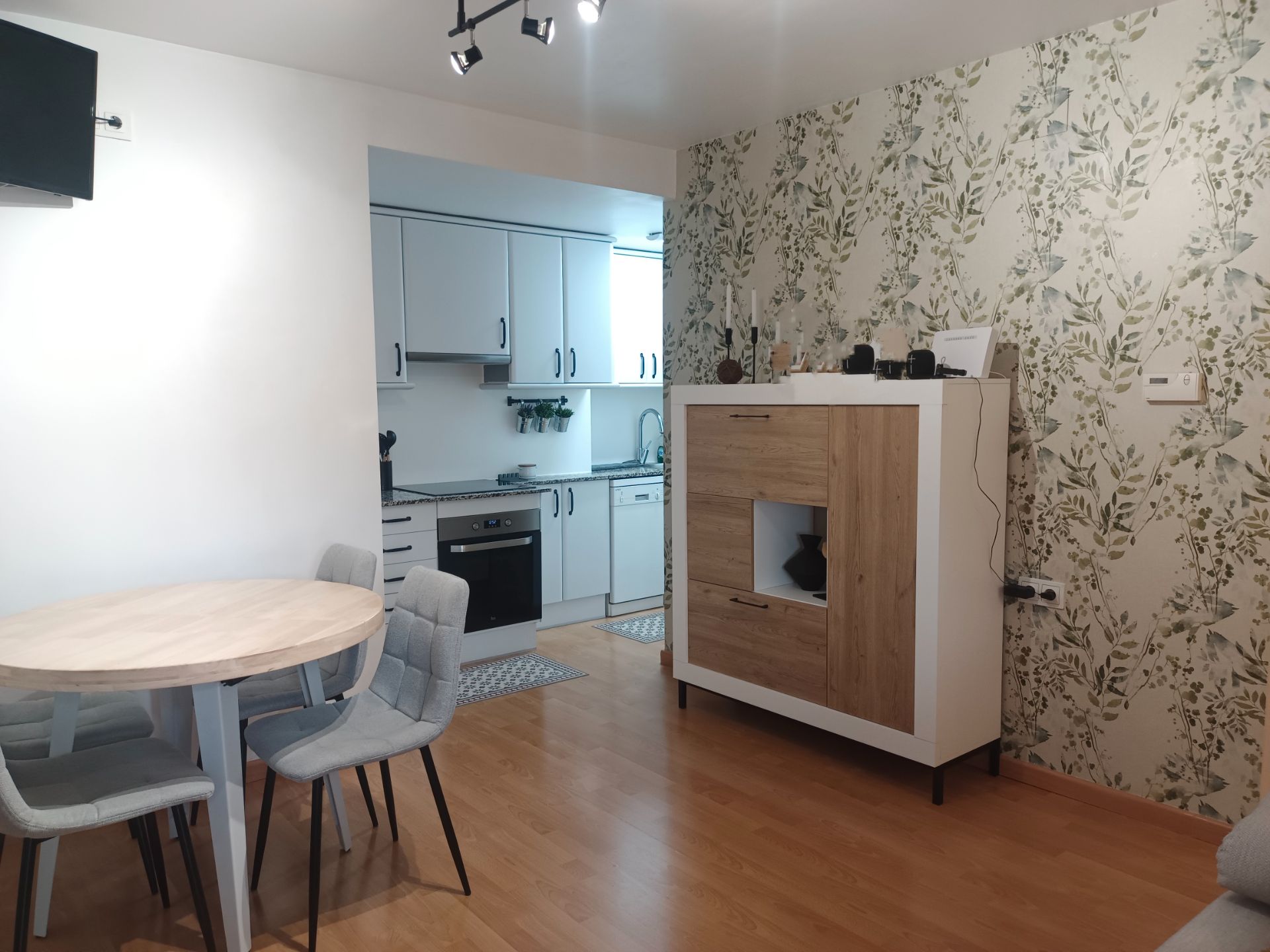 Cuina de Apartament de lloguer en  Lleida Capital amb Aire condicionat, Calefacció i Parquet