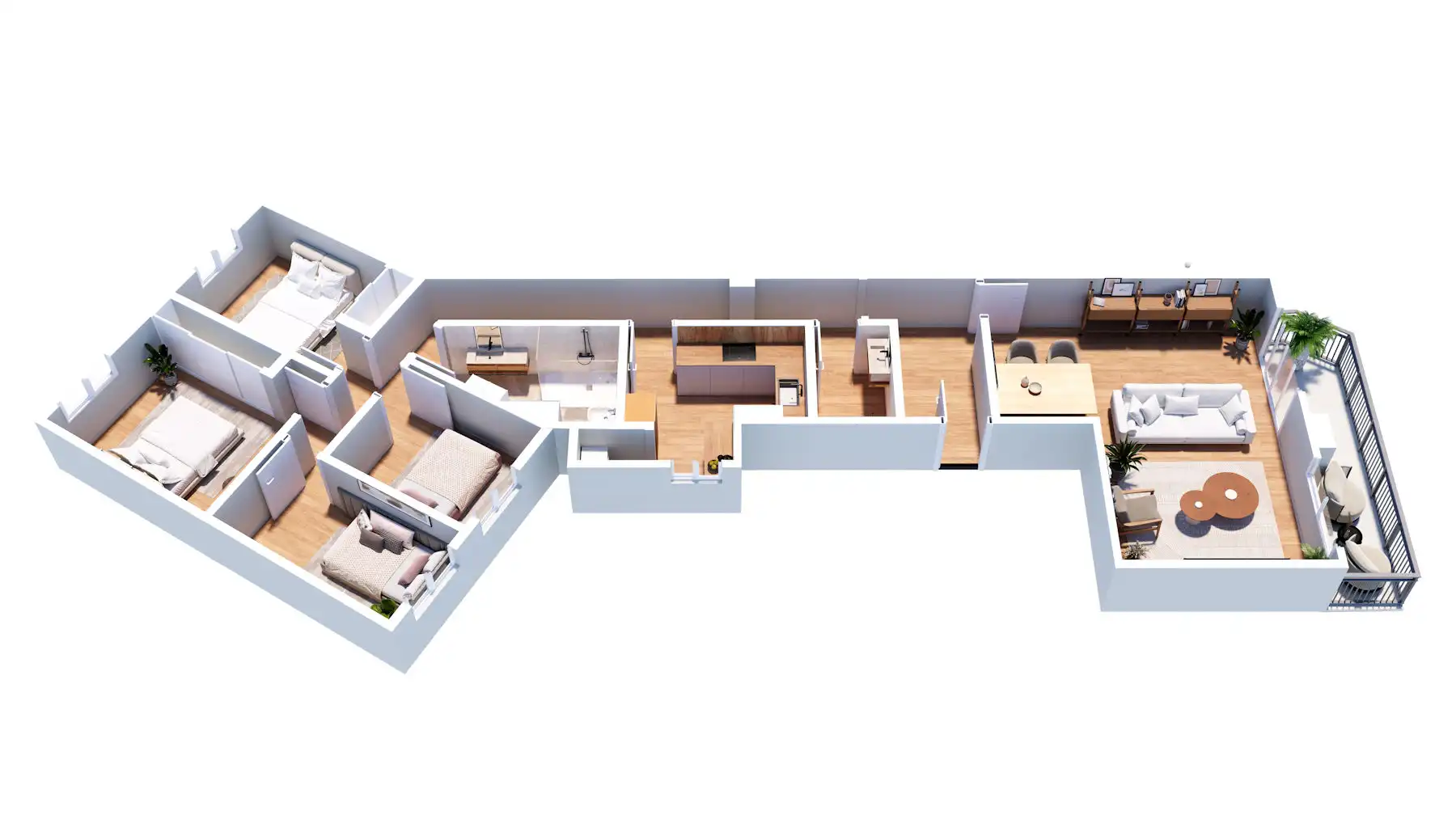 Apartament en venda en Valencia amb Aire condicionat, Terrassa i Moblat