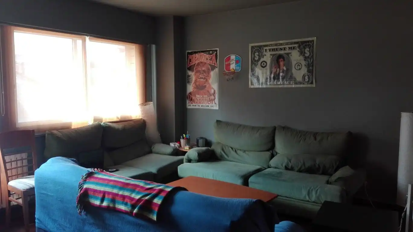 Sala de estar de Dúplex de alquiler en Santiago de Compostela  con Calefacción y Amueblado