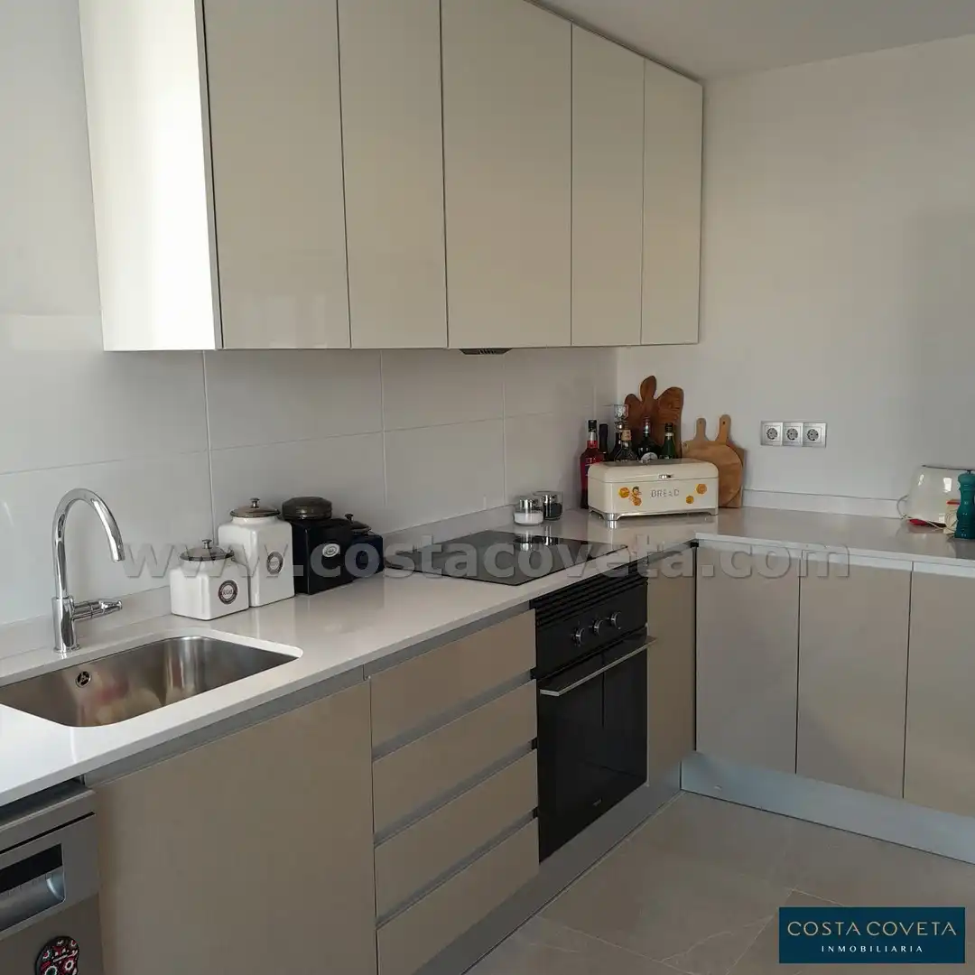 Kitchen of Apartments for sale in El Campello  with Air Conditioner, Swimming Pool and Furnished