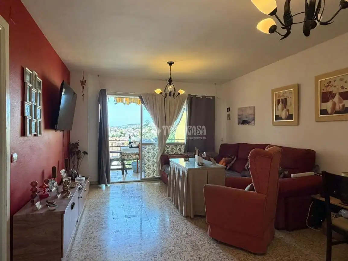 Sala de estar de Piso en venta en Mijas con Terraza