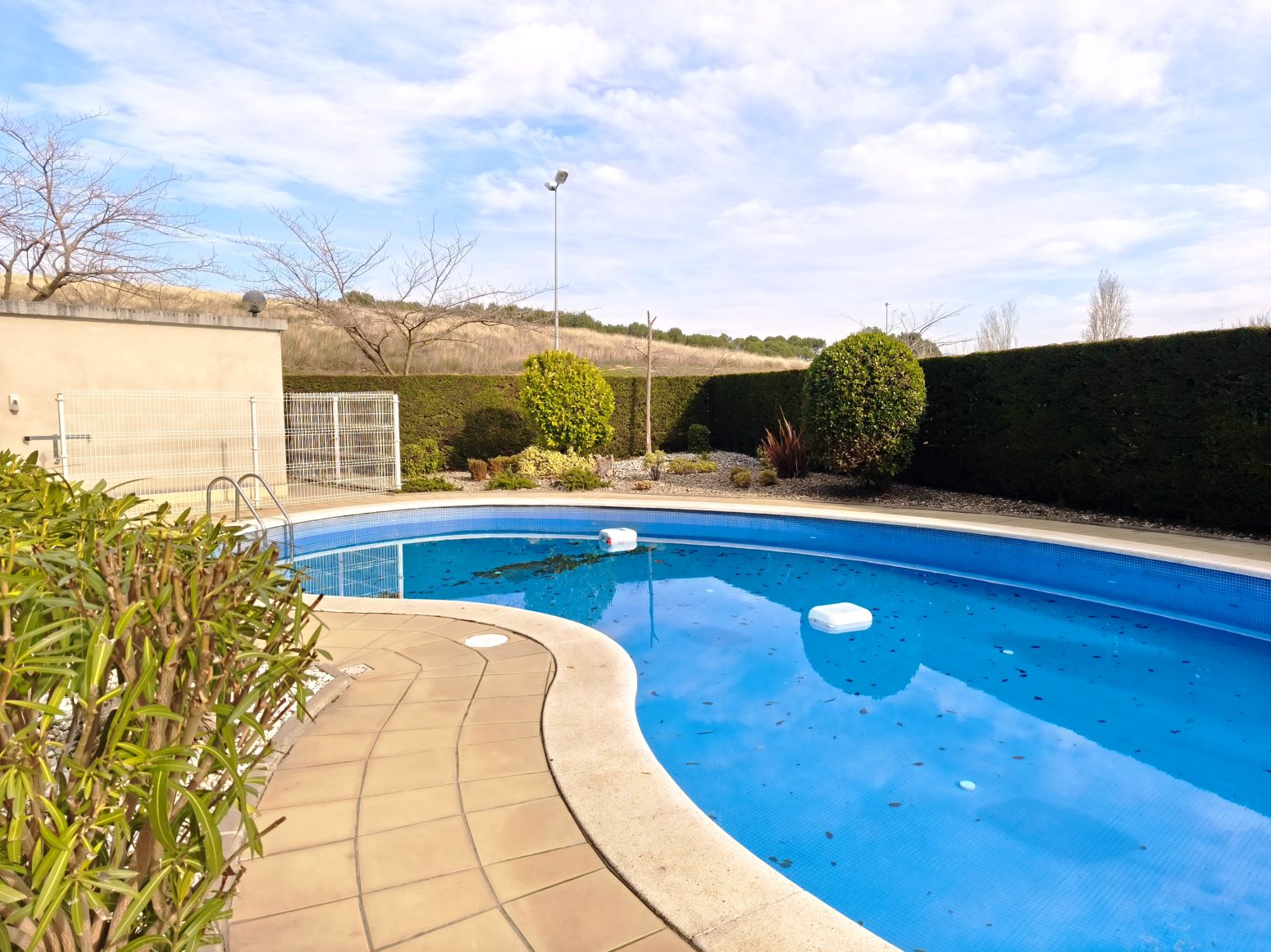 Swimming pool of Flat for sale in  Logroño  with Heating, Private garden and Parquet flooring