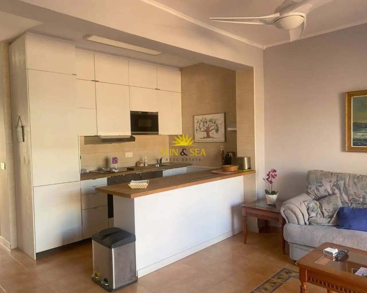 Kitchen of Apartments for rent in Cartagena  with Air Conditioner, Heating and Terrace