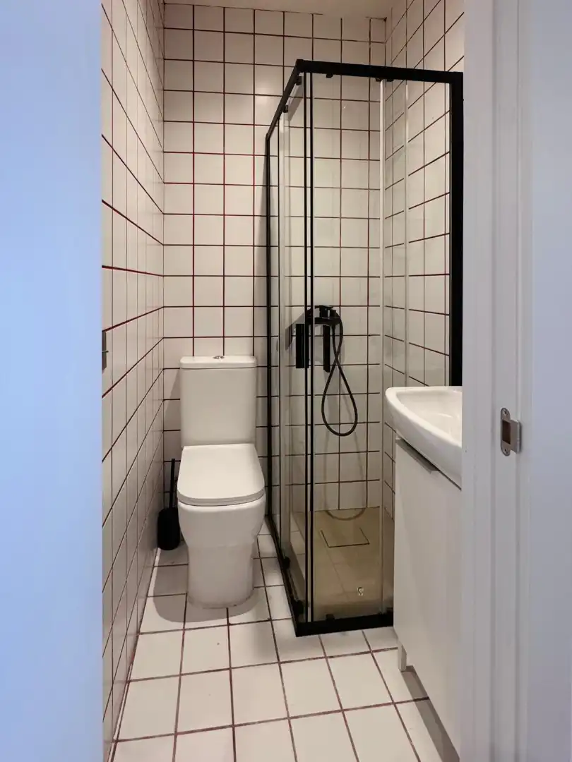 Bany de Apartament de lloguer en Málaga amb Moblat i Rentadora