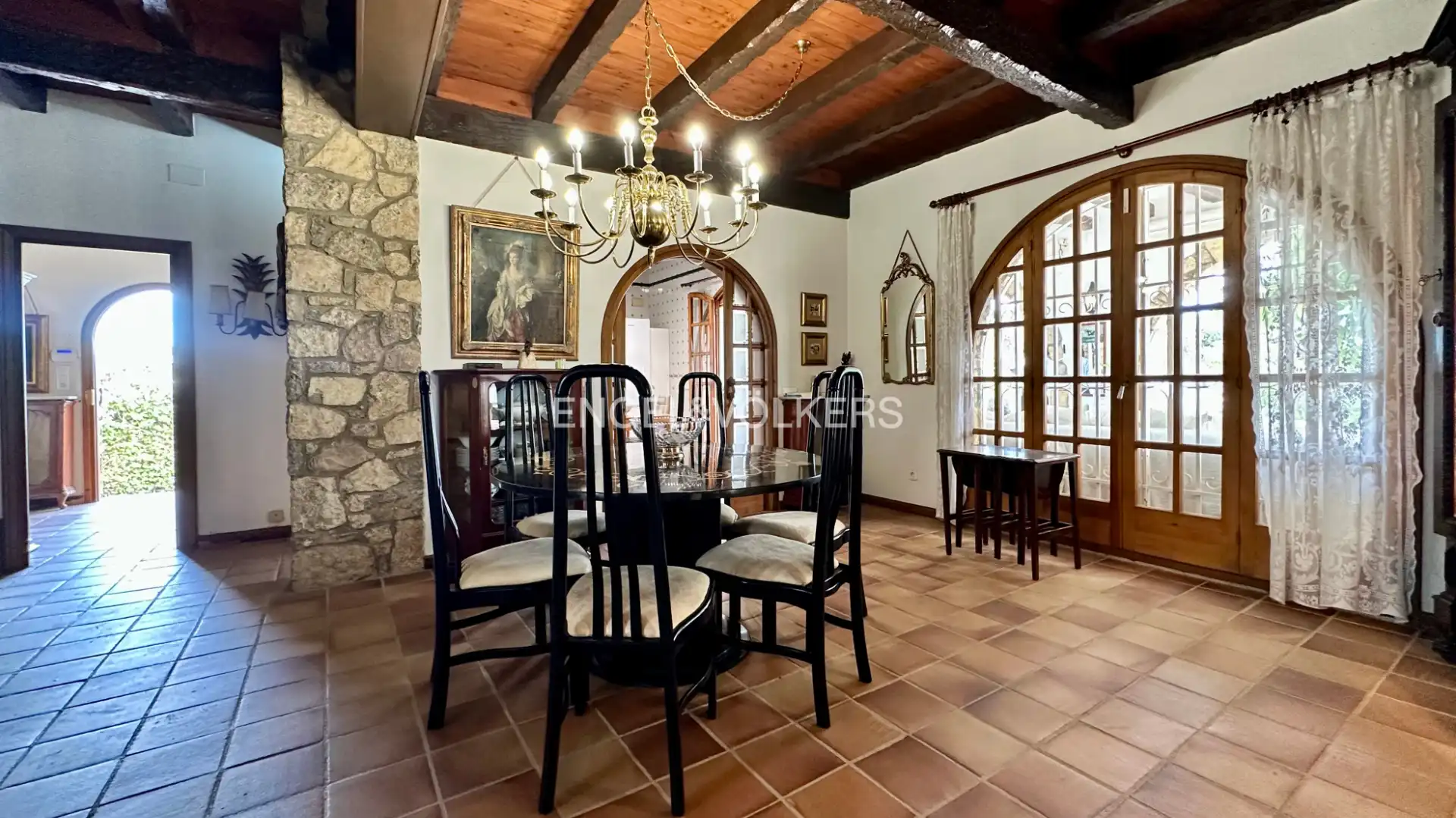 Esszimmer von Haus oder Chalet zum Verkauf in Mont-roig del Camp mit Klimaanlage, Heizung und Privatgarten