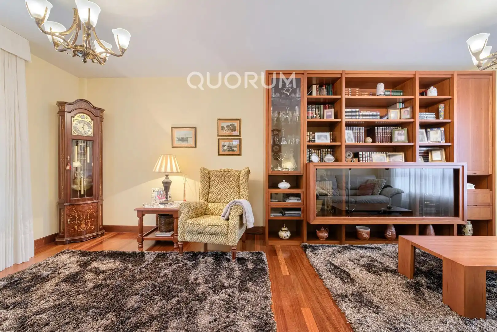 Sala de estar de Casa adosada en venta en Basauri  con Calefacción, Jardín privado y Terraza