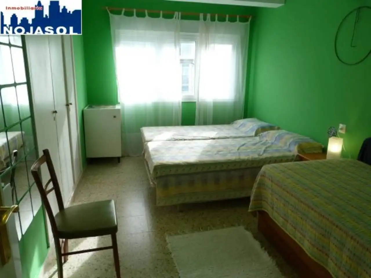 Bedroom of Flat for rent in Noja  with Heating, Terrace and Furnished