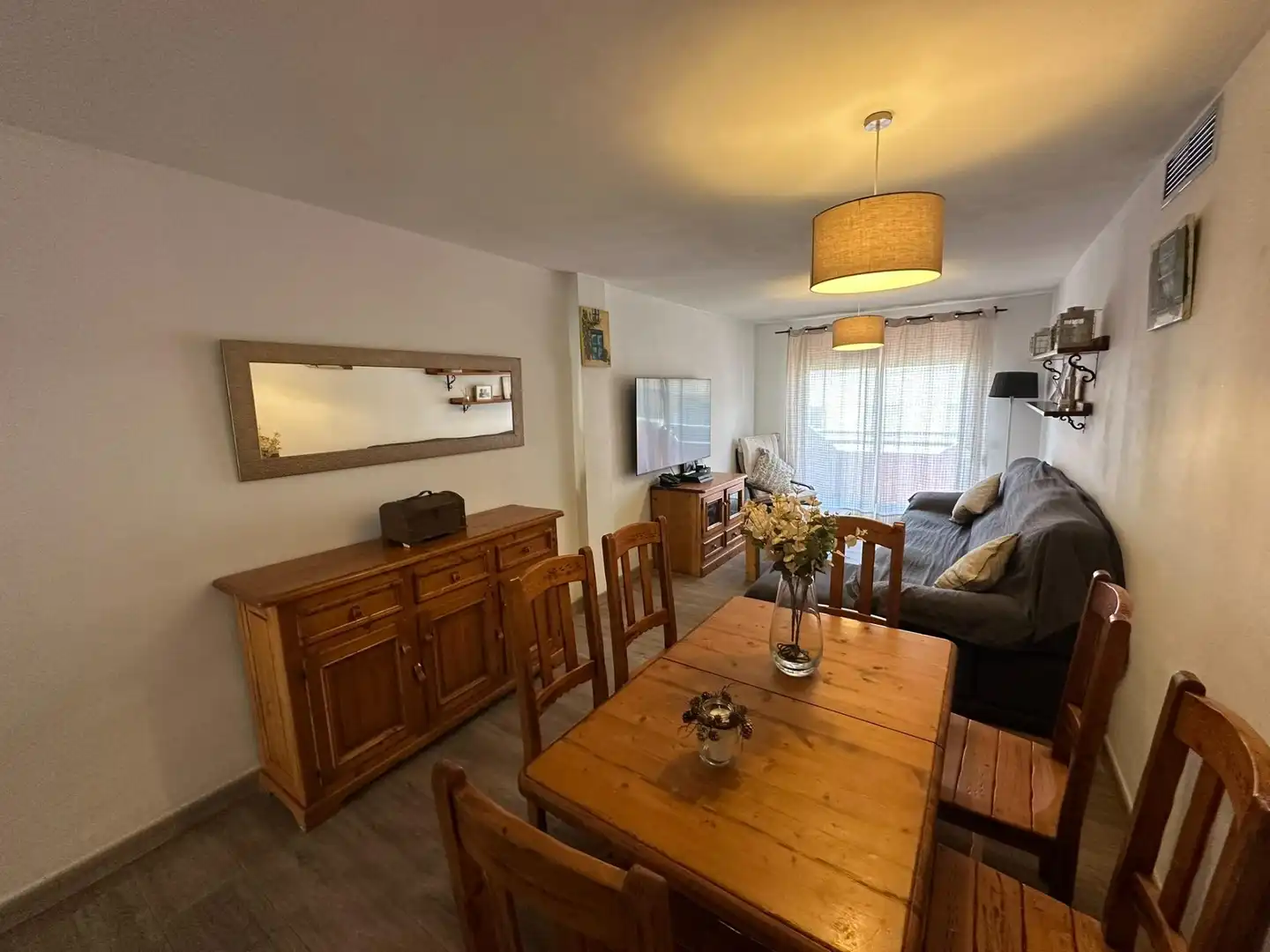 Sala de estar de Piso en venta en Mijas con Aire acondicionado, Trastero y Amueblado