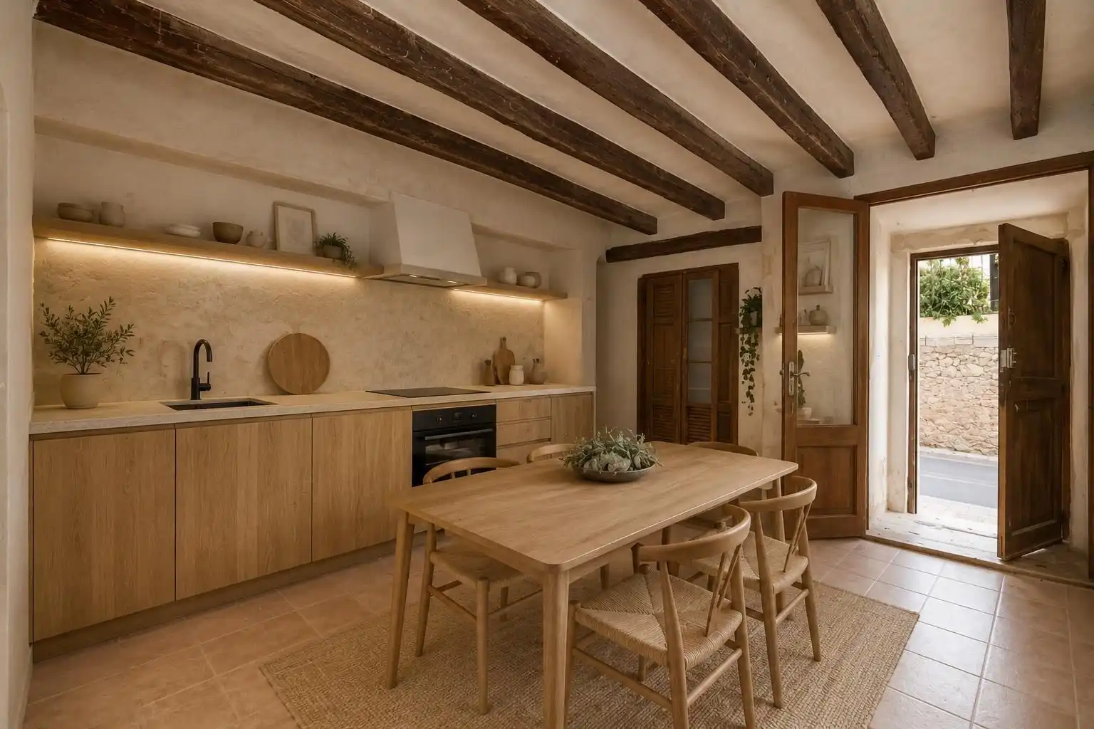 Cocina de Finca rústica en venta en Artà