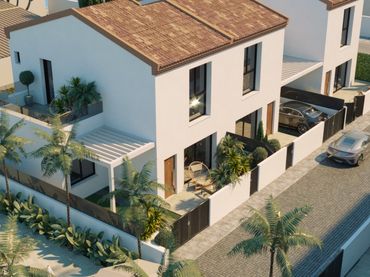 Bungalow de obra nueva con jardín en venta en Plaza Ramón y Cajal 2