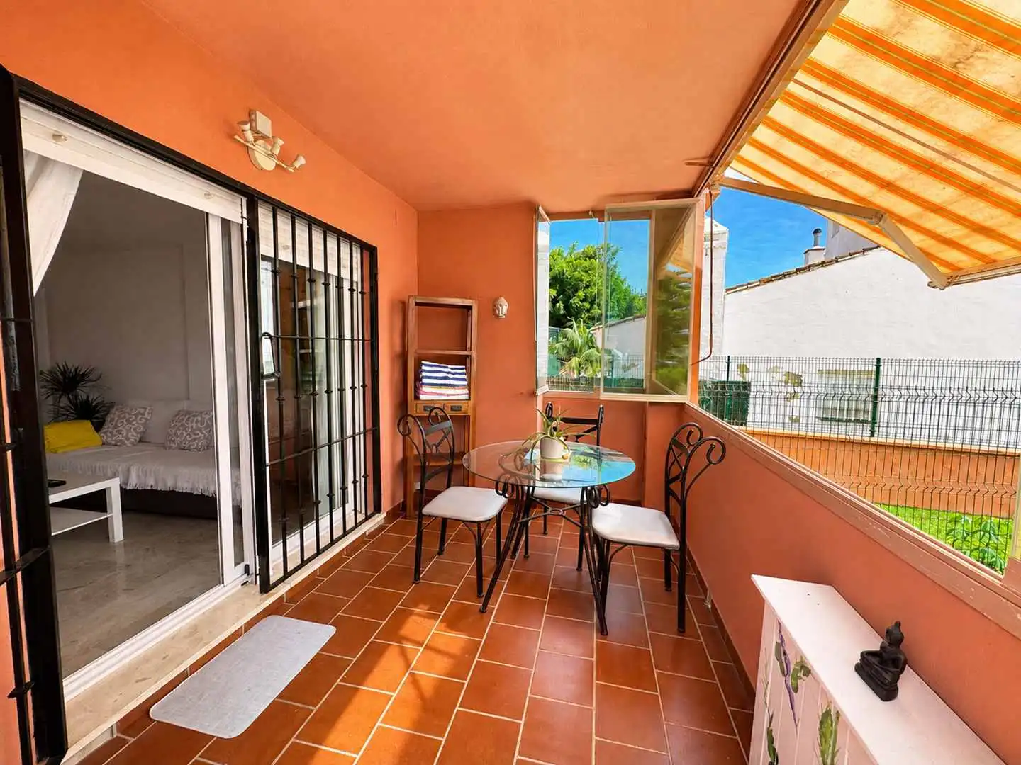 Terraza de Planta baja en venta en Manilva con Jardín privado, Terraza y Trastero